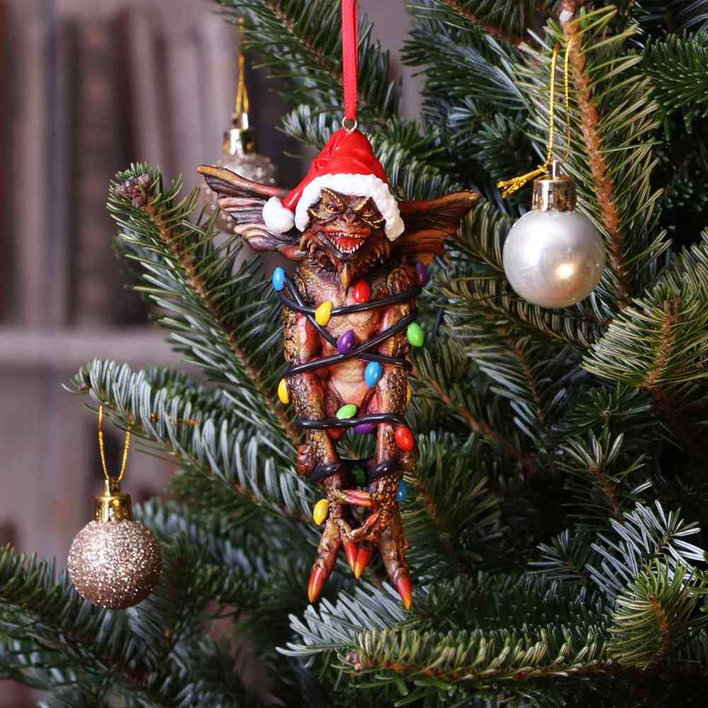 Nemesis Now Gremlins - Mohawk in Fairy Lights Hanging Ornament Boule de Noël - Multicolore